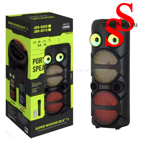 Колонка Напольная JBR-8809 TF/AUX/Radio/USB/bluetooth