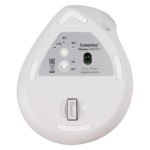 Мышь Smartbuy V30 Bluetooth+2,4G оптическая вертикальная 1600 dpi АКБ - 4