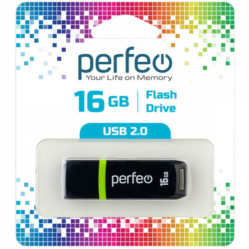 Флешка USB Perfeo 16GB C11 черный