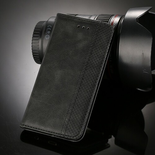 Чехол-книжка Huawei Mate 50 черный горизонтальный Premium Case Кожа