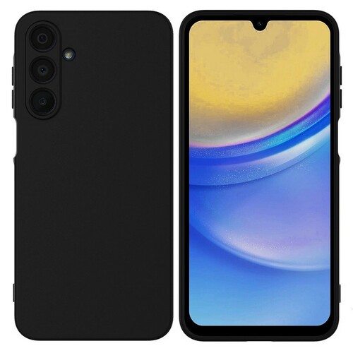 Накладка Samsung A26 черный Silicone Case Full без лого