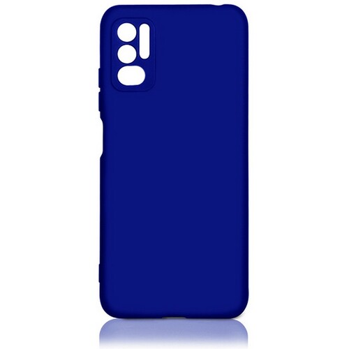 Накладка Xiaomi Poco M3 Pro/Redmi Note 10T/Note 10 5G темно-синий Silicone Case без лого