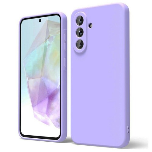 Накладка Samsung A57 сиреневый Silicone Case Full без лого
