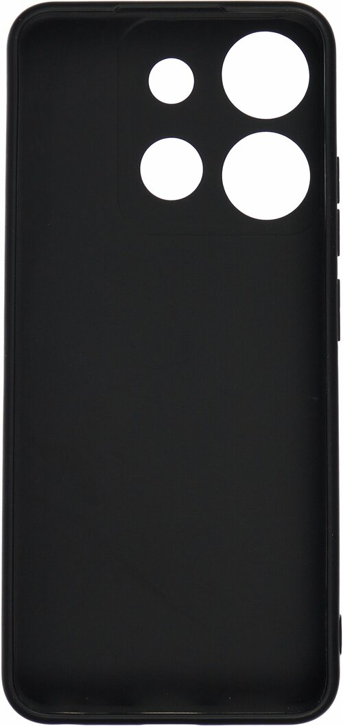 Накладка Tecno Spark Go 3/Pop 20 черный матовый силикон Однотонный