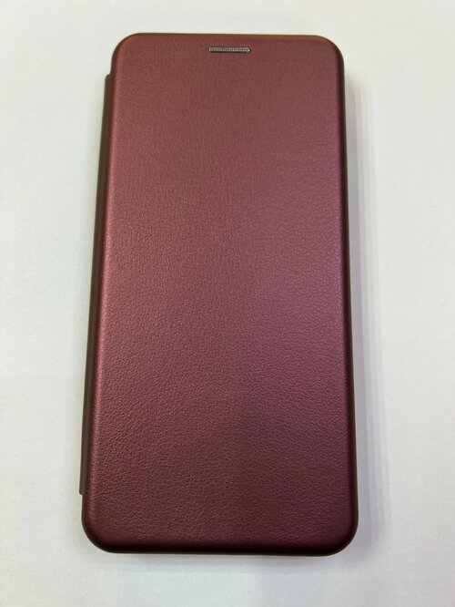 Чехол-книжка Realme Note 60/60X бордовый горизонтальный с магнитом ZB Wallet