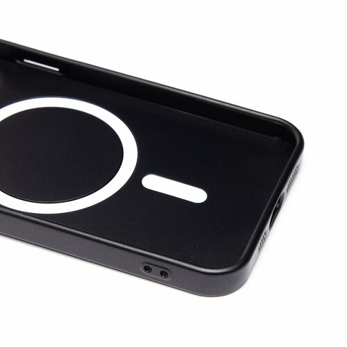 Накладка Apple iPhone 13 Pro черный матовый со стеклами на камере силикон SafeMag - 7
