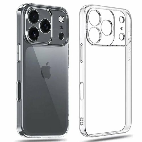 Накладка Apple iPhone 17 прозрачный с защитой камеры 1.5мм силикон