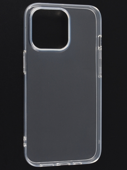 Накладка Apple iPhone 13 Pro прозрачный 1мм силикон - 2