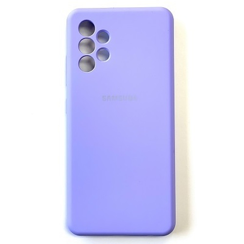 Накладка Samsung A52 сиреневый Silicone Case без лого