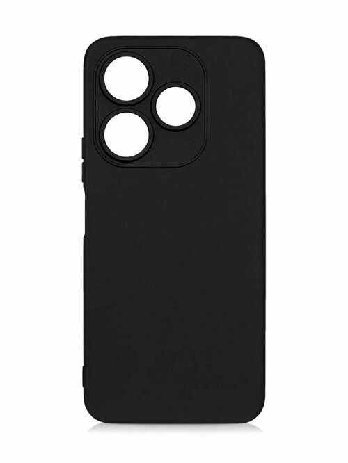Накладка Huawei Honor 400 Lite черный матовый силикон Однотонный