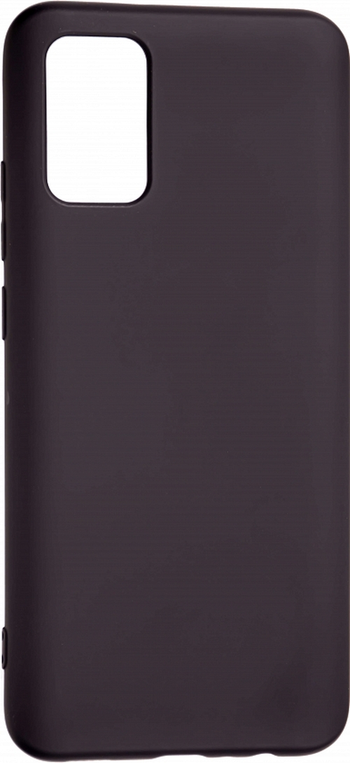 Накладка Samsung A02s/M02s черный Soft Touch силикон Однотонный