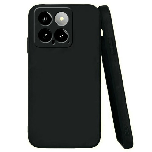 Накладка Xiaomi 14 черный Silicone Case Full без лого