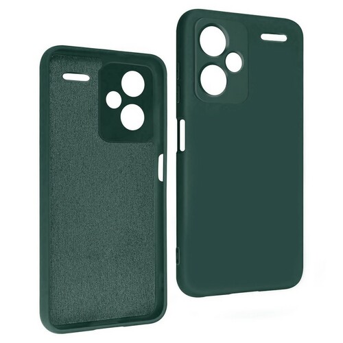 Накладка Xiaomi Redmi Note 13 Pro Plus темно-зеленый Silicone Case Full без лого