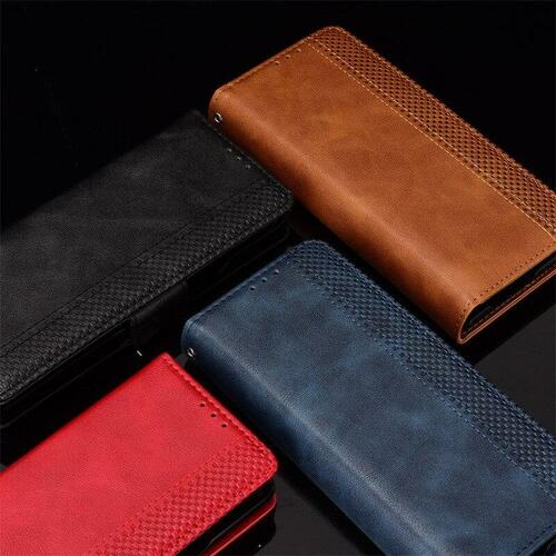 Чехол-книжка Xiaomi Poco C75/Redmi 14C/A3 Pro черный горизонтальный Premium Case Кожа - 2
