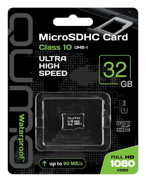 Карта памяти micro SD QUMO 32GB Класс 10 без адаптера