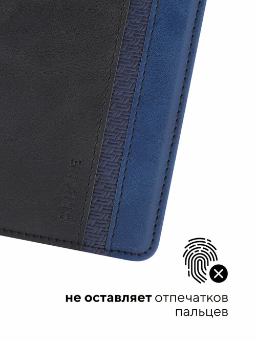 Чехол-книжка Xiaomi Redmi Note 9S/9 Pro/9 Pro Max черный горизонтальный Kruche Purse Combi - 6