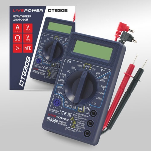 Мультиметр Live-Power DT830B цифровой