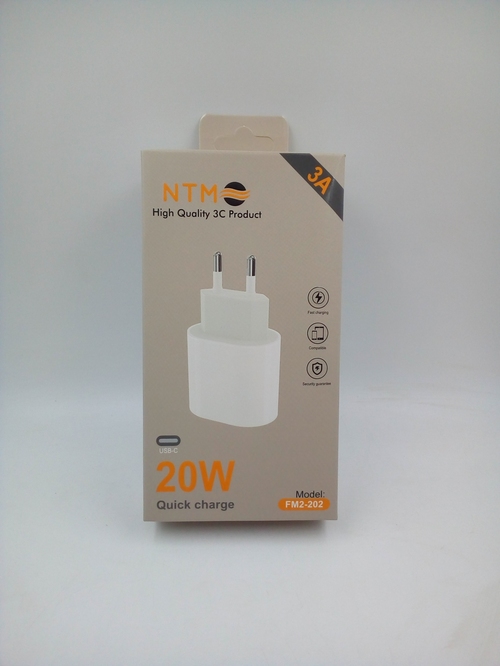 Сетевое зарядное устройство NTM FM2-202 USB Type-C 3.0A 20W