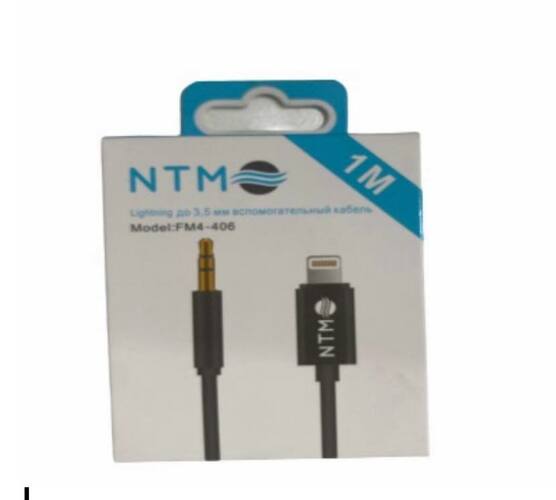 Переходник 8 pin Lightning - AUX NTM FM4-406