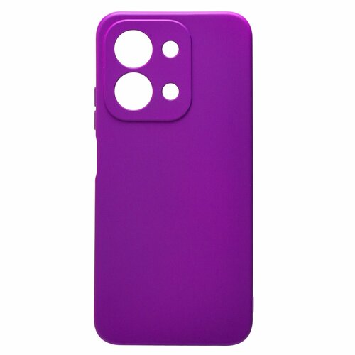 Накладка Xiaomi Poco C85/Redmi 15C фиолетовый Silicone Case Full без лого