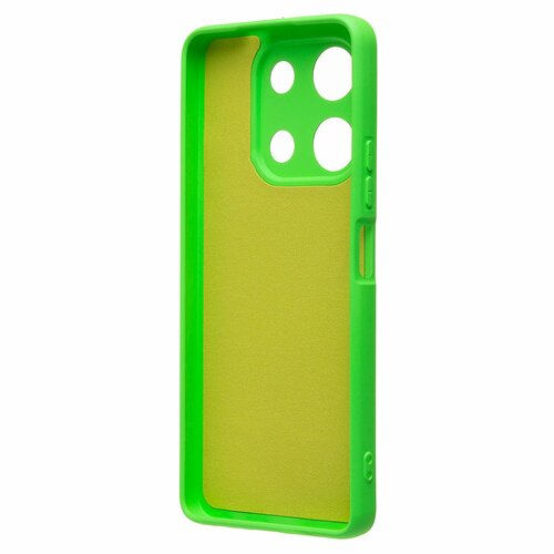 Накладка Infinix Note 30 зеленый Silicone Case Full без лого - 3