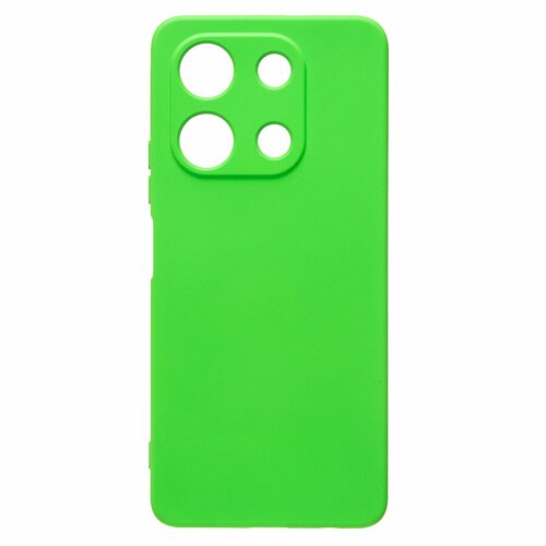 Накладка Infinix Note 30 зеленый Silicone Case Full без лого