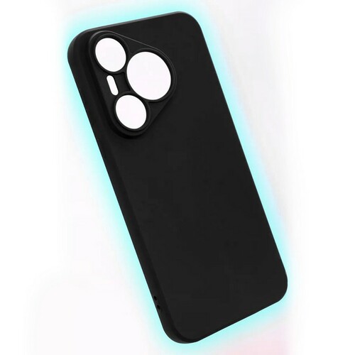 Накладка Huawei Pura 70 Pro черный Silicone Case Full без лого