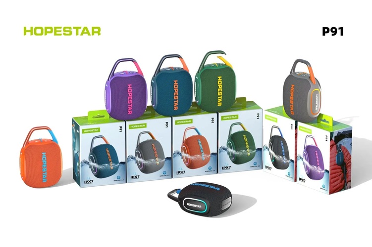 Колонка Бумбокс Hopestar P91 TF/AUX/USB/bluetooth зеленый