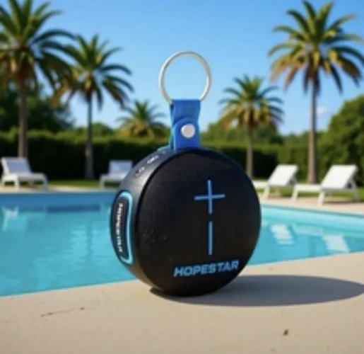 Колонка Бумбокс Hopestar P92 TF/AUX/USB/bluetooth черный - 2