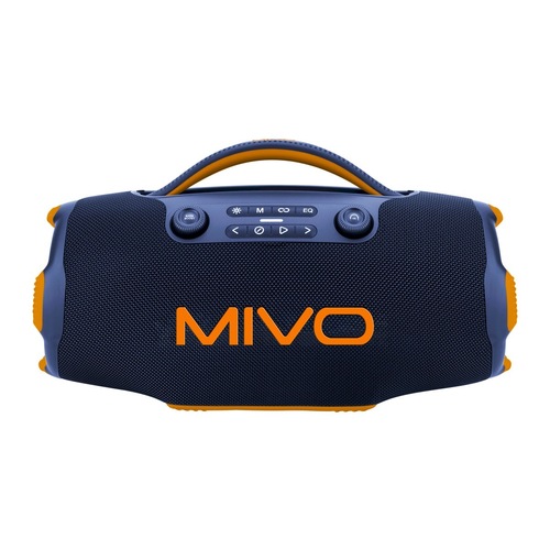 Колонка Бумбокс Mivo M77 TF/AUX/USB/bluetooth синий - 2