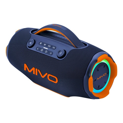 Колонка Бумбокс Mivo M77 TF/AUX/USB/bluetooth синий