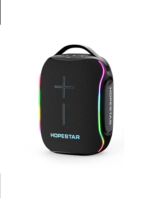 Колонка Бумбокс Hopestar H71 TF/AUX/USB/bluetooth LED подсветка черный - 2