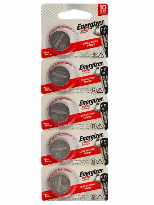 Батарейка Energizer CR2032 BL5 литиевая