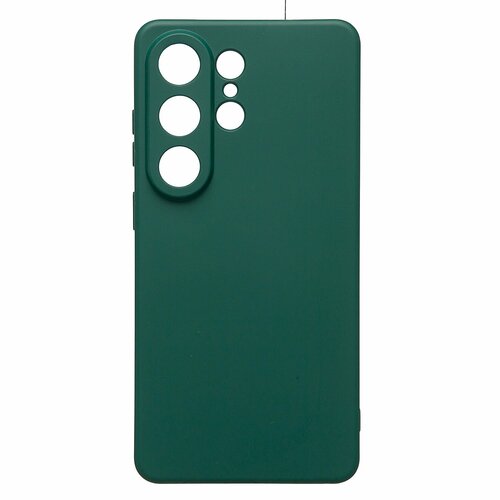 Накладка Samsung S26 Ultra темно-зеленый Silicone Case Full без лого