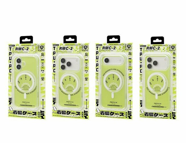 Накладка Apple iPhone 17 Pro прозрачный силикон Remax SafeMag RMC-2