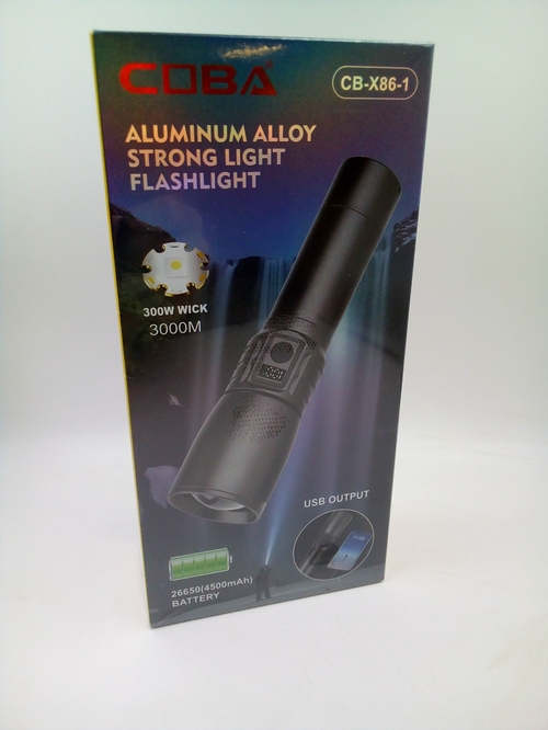 Фонарик ручной No brand H-3336-PM30 1 LED 1*18650