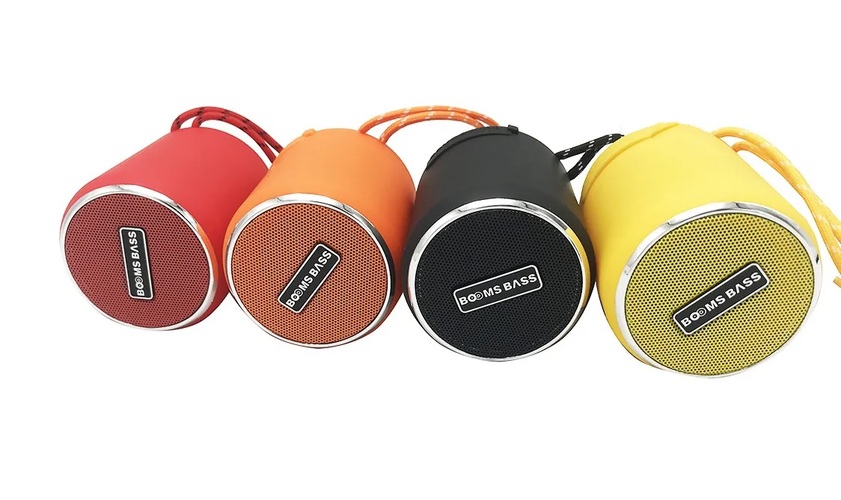 Колонка Бумбокс BOOMS BASS L3 TF/AUX/Radio/USB/bluetooth оранжевый