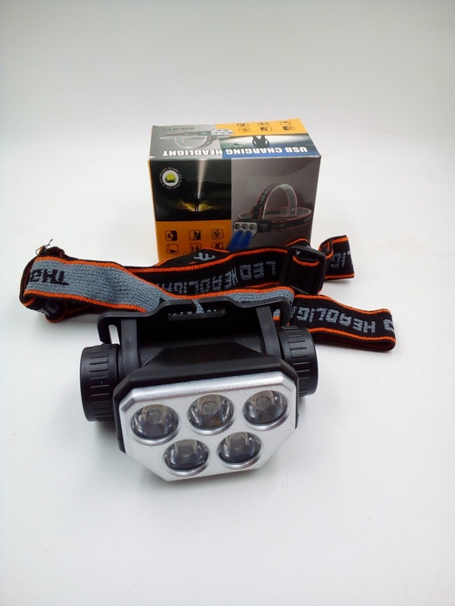 Фонарик налобный No brand SQ-815 5 LED аккумулятор