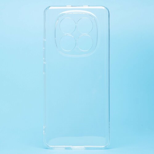 Накладка Xiaomi Redmi Note 15 4G прозрачный с защитой камеры силикон