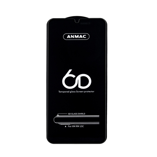Защитное стекло Xiaomi Poco C85/Redmi 15C черный 6D Anmac тех.пак