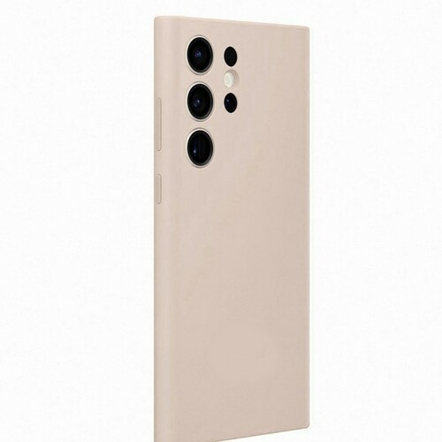 Накладка Samsung S23 Ultra кремовый Silicone Case Full без лого