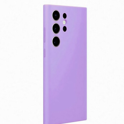 Накладка Samsung S23 Ultra сиреневый Silicone Case Full без лого
