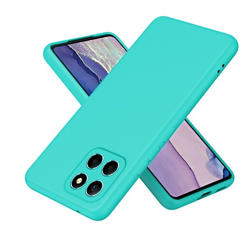 Накладка Huawei Honor X8a бирюзовый Silicone Case Full без лого