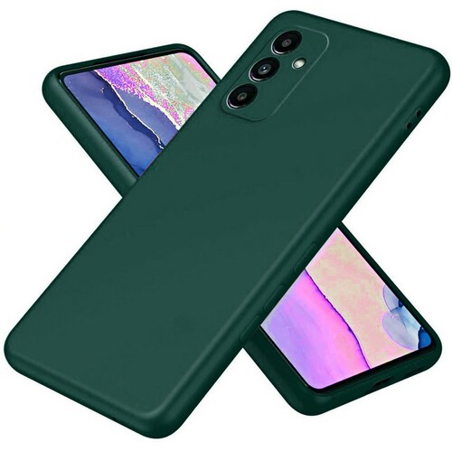 Накладка Samsung S24 Plus темно-зеленый Silicone Case Full без лого