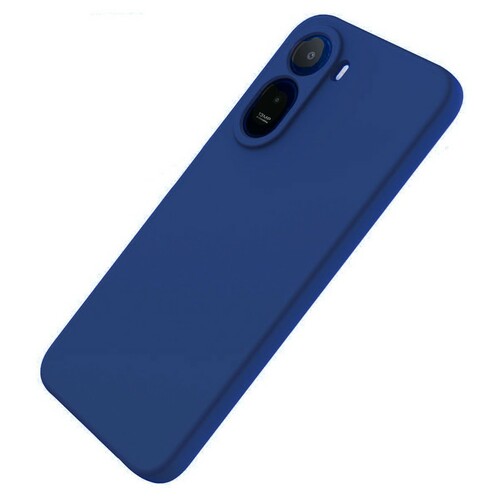 Накладка Xiaomi Redmi A7 Pro темно-синий Silicone Case Full без лого