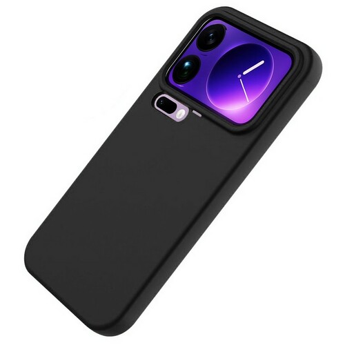 Накладка Xiaomi 17 Pro Max черный Silicone Case Full без лого