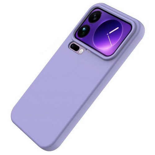 Накладка Xiaomi 17 Pro Max сиреневый Silicone Case Full без лого