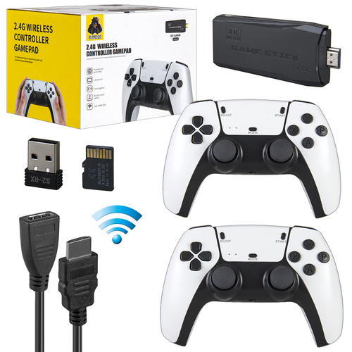 Приставка игровая 8/16/32 bit No brand M8 mini size 20000в1 HDMI 2 беспроводных джойстика 64Gb