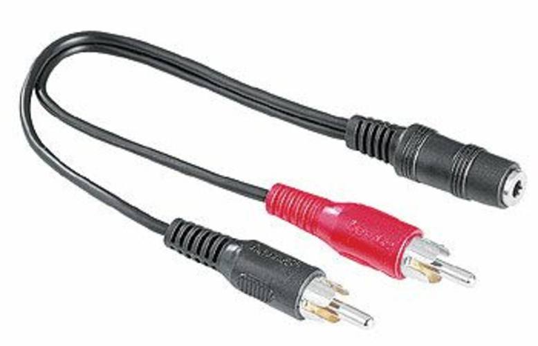 Переходник 2 RCA(п) - Jack 3.5(м) No brand