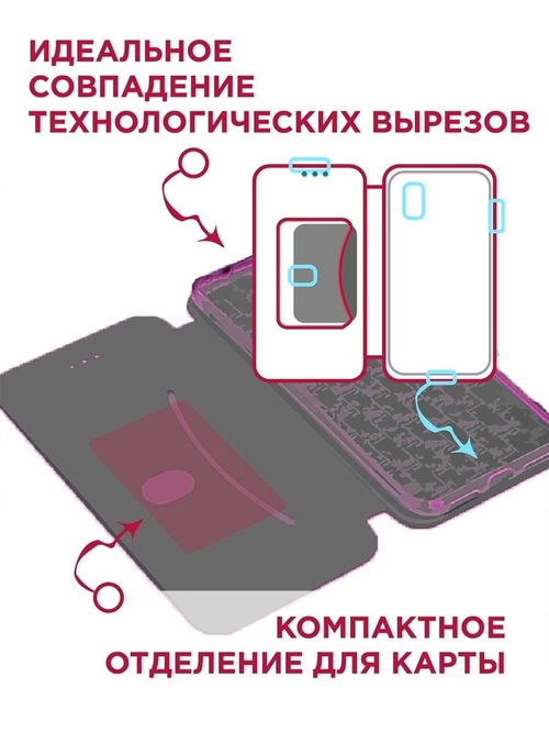 Чехол-книжка Xiaomi Redmi 10A/9C/Poco C31 черный горизонтальный ZB Premium - 6